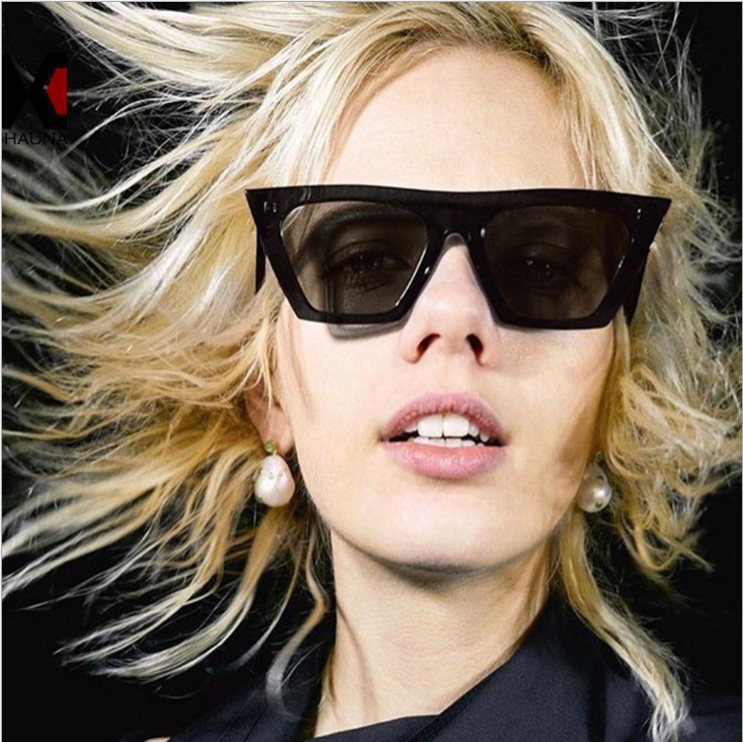 Mode Einfarbig Leopard Ac Quadrat Vollbild Sonnenbrille Der Frauen display picture 1