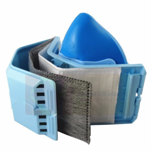 Huahu 3100 blue soft plastic self-priming particulate dust filter half mask
