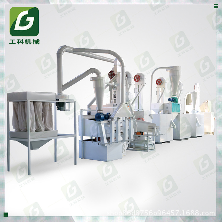 玉米成套加工流水线，玉米加工成套机组