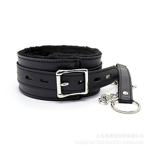 Factory direct supply of adult sex products for couples, plush neck collars, collars, dog chain locks, neck chains for men and women