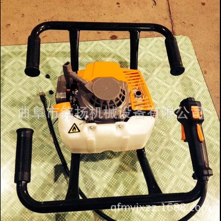 操作简单车载式挖坑机 手持多能挖坑机 电线杆打洞机