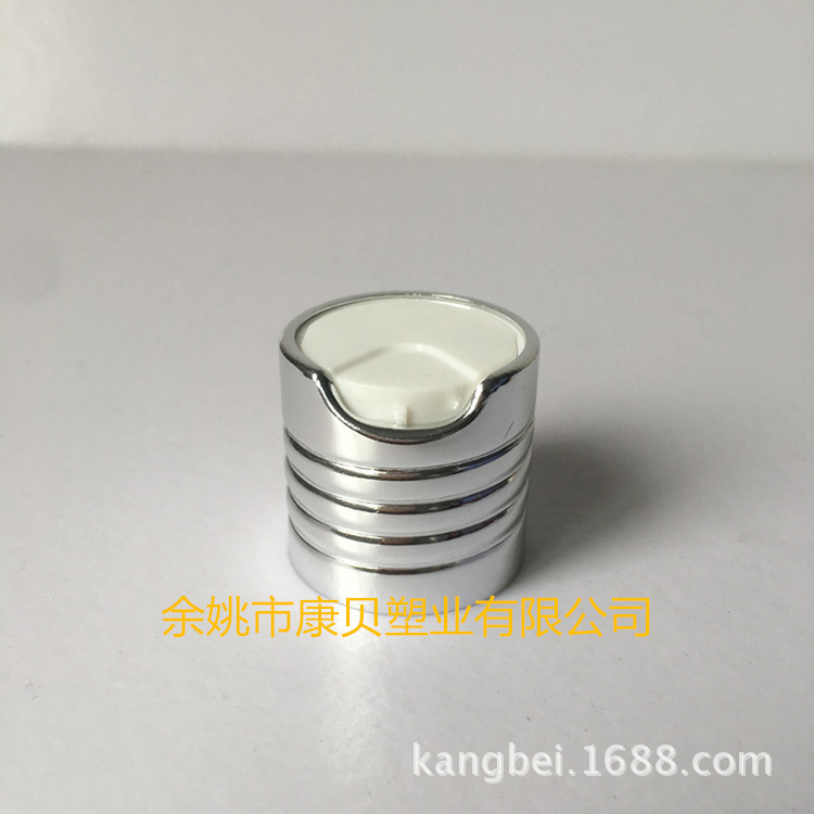 厂家供应批发28/410螺纹电化铝千秋盖 洗发露沐浴露乳液瓶按压盖