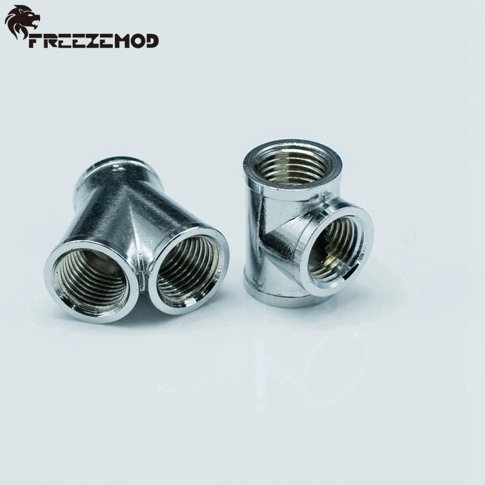 Freeze dtd-S3ST компьютерный водяной холодный теплоотвод металлический трехлинейный Y-образный T-образный резьба G1/4 прочная трубка