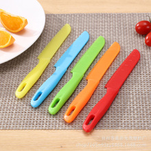 dao hoa quả trái cây peeler nhựa cho trẻ em và các loại rau đồ chơi nhựa dao tiêu dùng hoa quả xách tay phù hợp với dao Dao và kéo