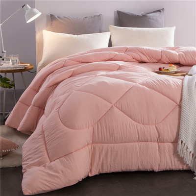 南通家纺厂家水批发水洗棉春秋冬被子羽丝绵绒学生被芯礼品被褥子|ms