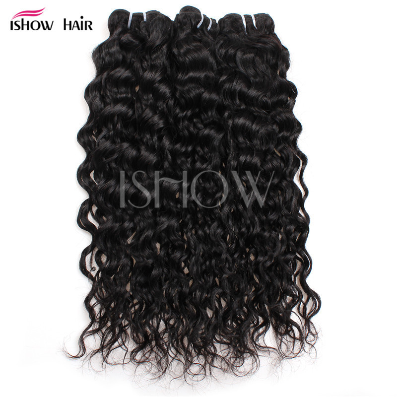 Real hair weave water wave hair natural...