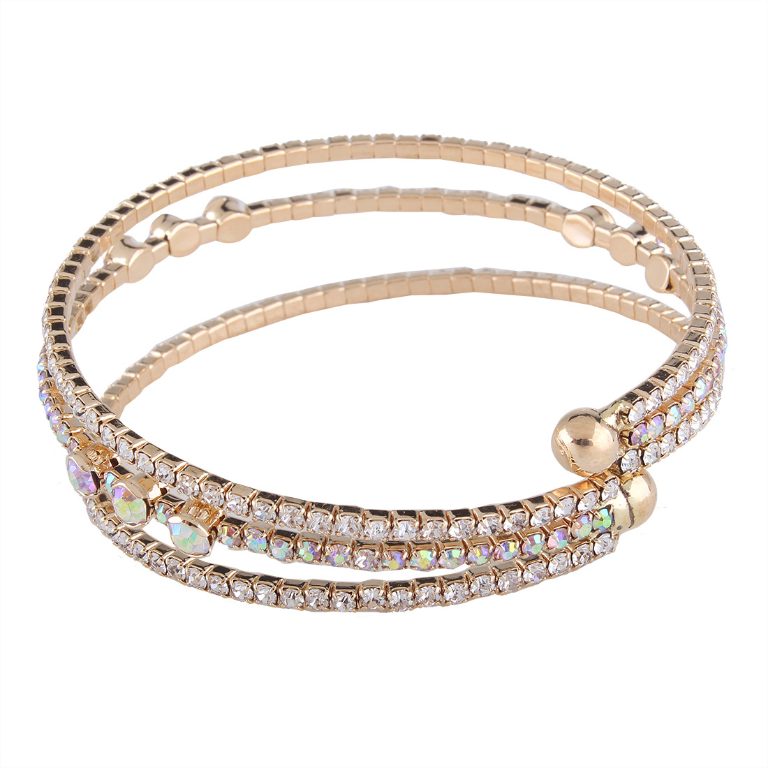 Occident and the United States alloy plating Bracelet (White k)NHNMD3764-White k