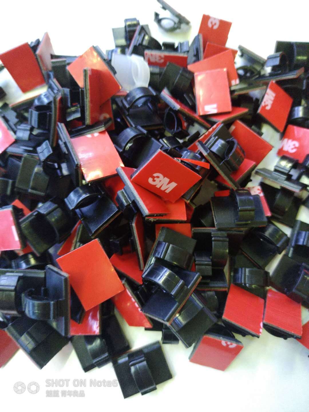 3m行车记录仪导航仪固定座排线扣/布线卡扣电源线粘式双面胶粘式