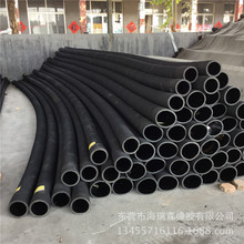廠家直銷黑色橡膠鋼絲軟管 輸油 輸水 吸排泥 抽沙橡膠管