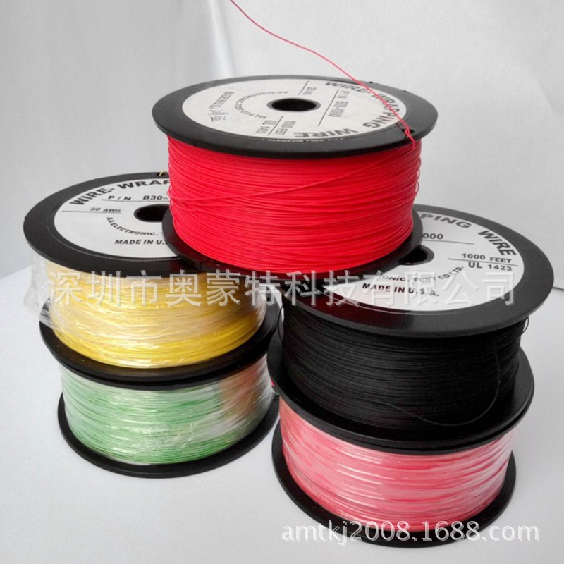 OK线 电子线 进口1423/30AWG 镀银超细导线 PCB板连接线-阿里巴巴
