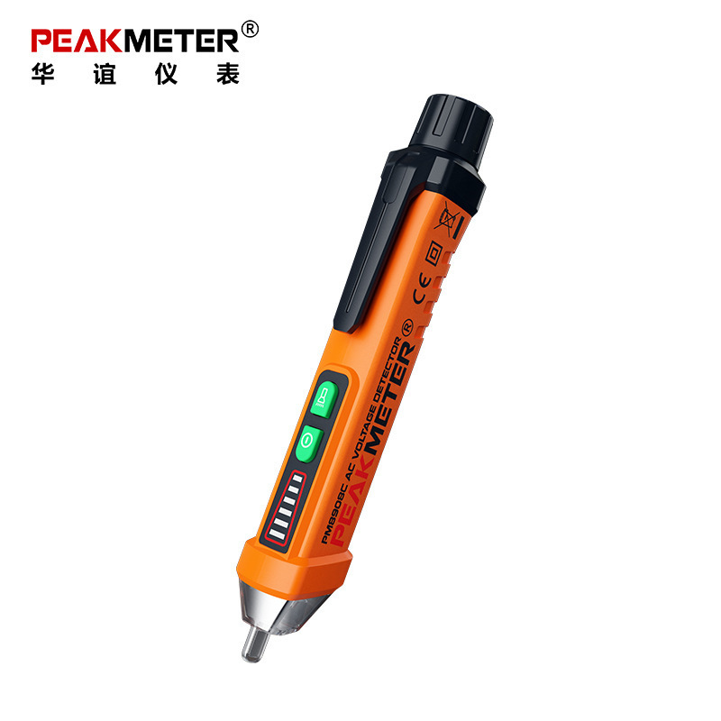 PEAKMETER华谊PM8908C多功能测电笔非接触式声光报警