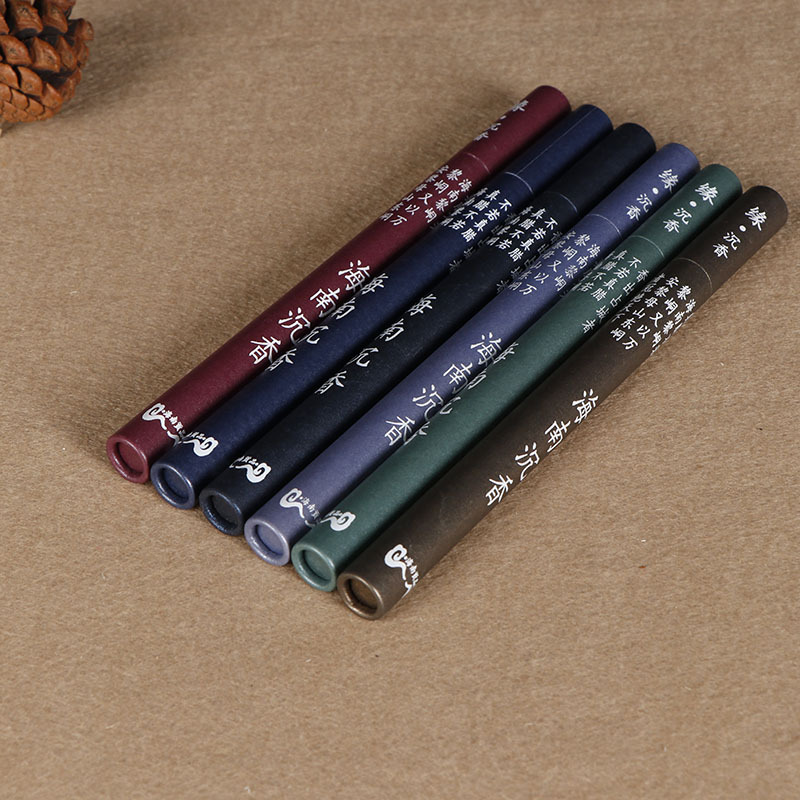 直销小香纸管 线香筒 海南沉香包装筒 纸香管装香包装纸管定制