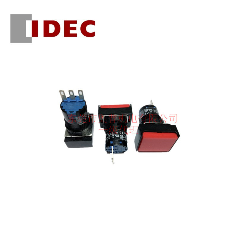IDEC和泉按钮开关复位 AB6H-M1RC 和泉原装16mm口径按钮开关全新