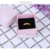 工廠定做精美首飾禮盒  高端時尚粉色戒指項鏈高檔包裝盒子批發