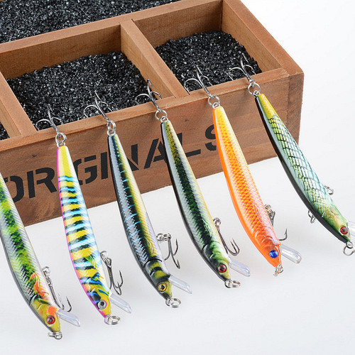 Painted lure bait 9.5cm/8.5g set Mino bionic bait plastic fake bait cross-border mandarin fish fishing