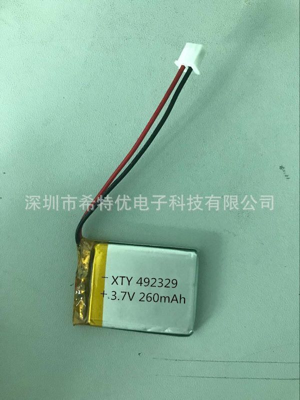 大量492329 260MAH聚合物锂电池 锂离子电池 锂电池生产厂家