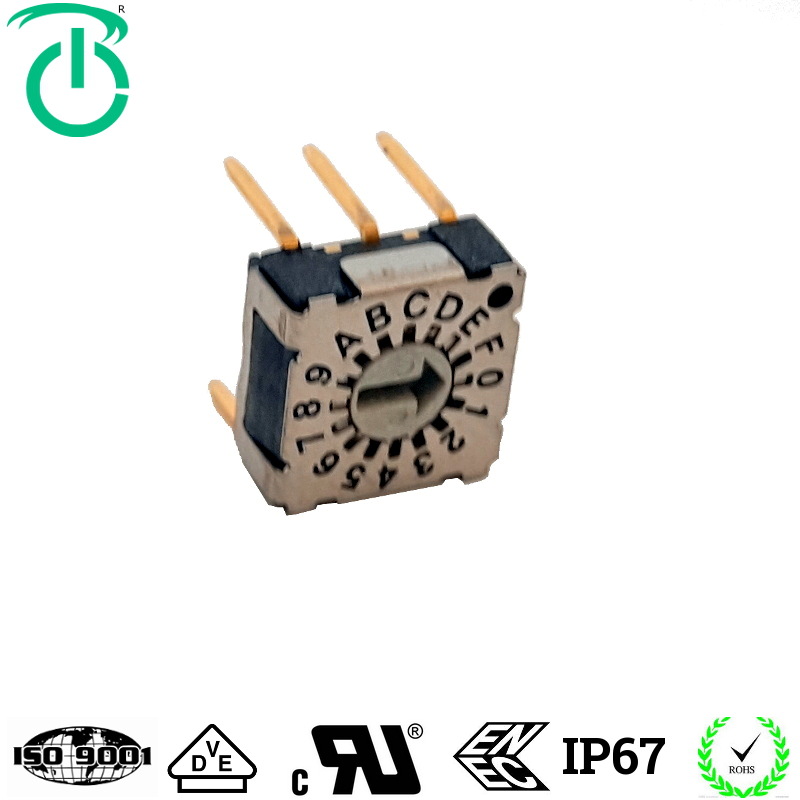 荣千品牌供应台湾进口7*7旋转开关，编码开关，档位开关