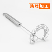 不锈钢家用手动打蛋器 手压旋转打蛋器 厨房手动鸡蛋搅拌器亚马逊