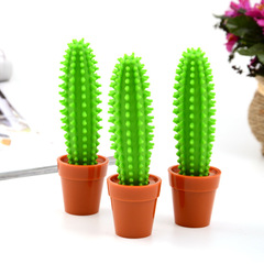 E38 Japan-Korea Creative Premium Stationery: Cute & Stylish Cactus Bonsai Ballpoint Pen—Perfect Office Supply Desk Pen
