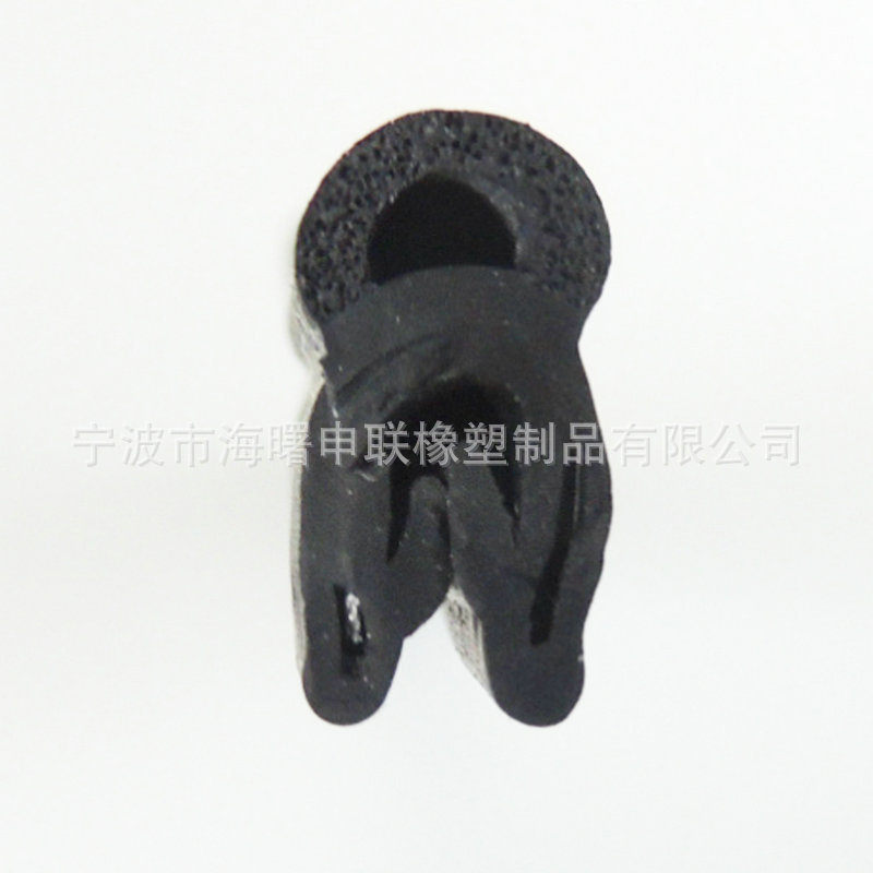 厂家直销 【防水】阻燃耐高温 发泡胶黑色异形橡胶挤出条