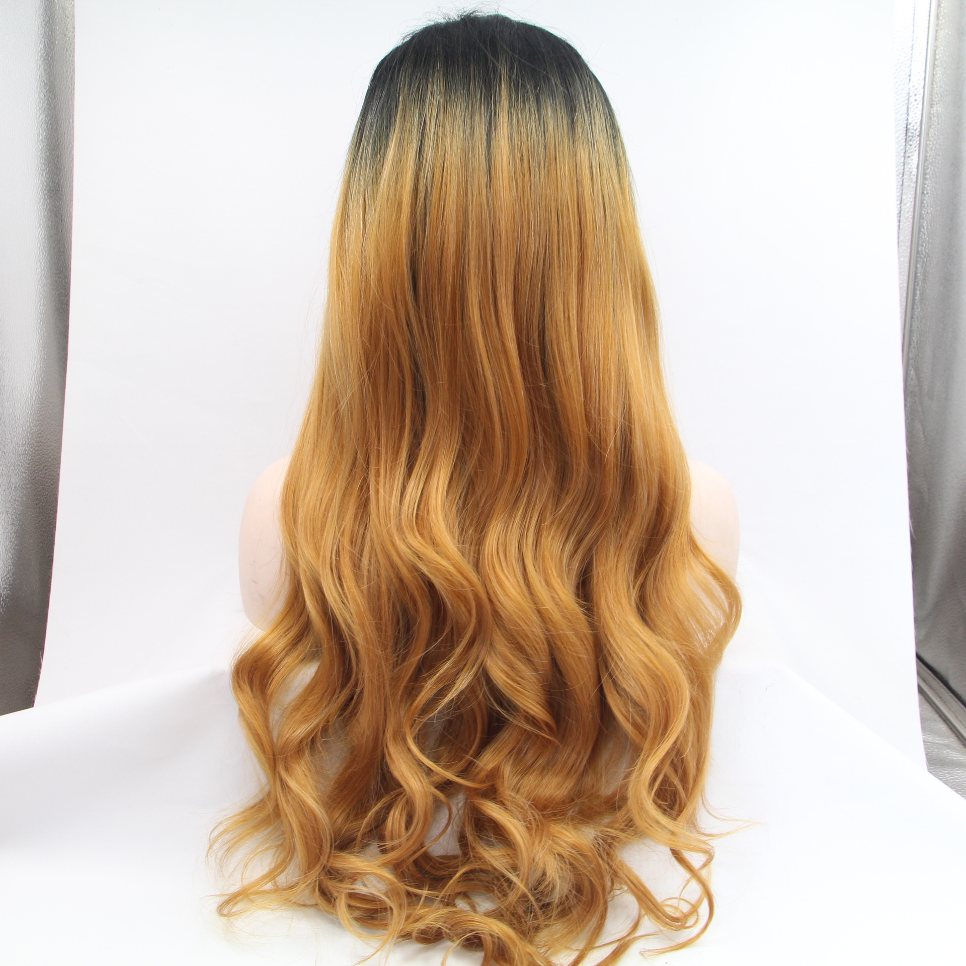 NEWLOOK W1055 moda pelucca de cabello largo micro pelucca de encaje pelucca de enseñanza de cabello