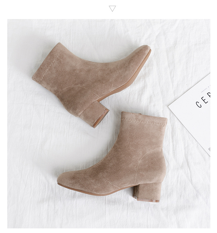 Bottes femme en Daim - Ref 3354814 Image 31