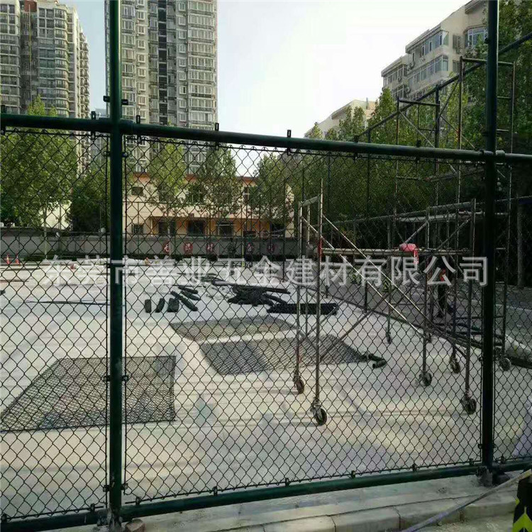 深圳惠州PVC体育场勾花围网 球场围栏网 运动场围栏网