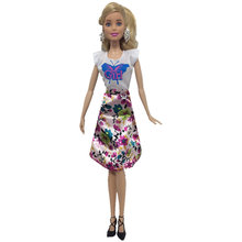 30厘米套装两件套时尚换装巴比娃娃公主玩具女孩梦幻衣橱服饰