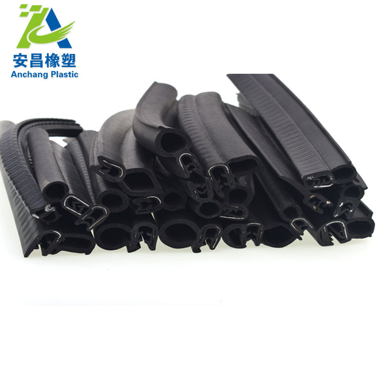 三元乙丙汽车门框密封条 车用密封条 汽车中门后门钢带复合密封条