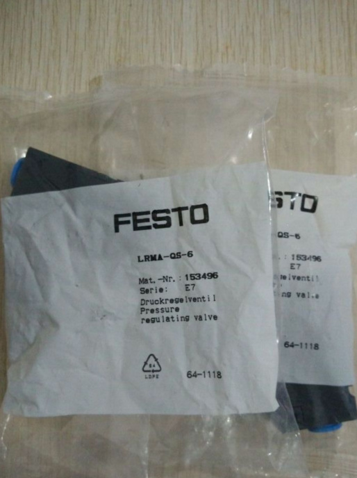 出售现货FESTO/费斯托 调压阀LRMA-QS-6 153496