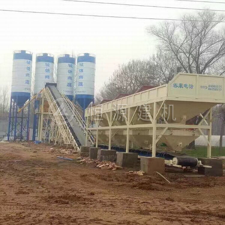 供应hzs120工程混凝土搅拌站 120混凝土生产线厂家 120搅拌站现货