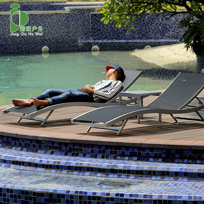 精欧户外 家用阳台午休休闲折叠躺椅 沙滩懒人靠椅多功能沙发|ru