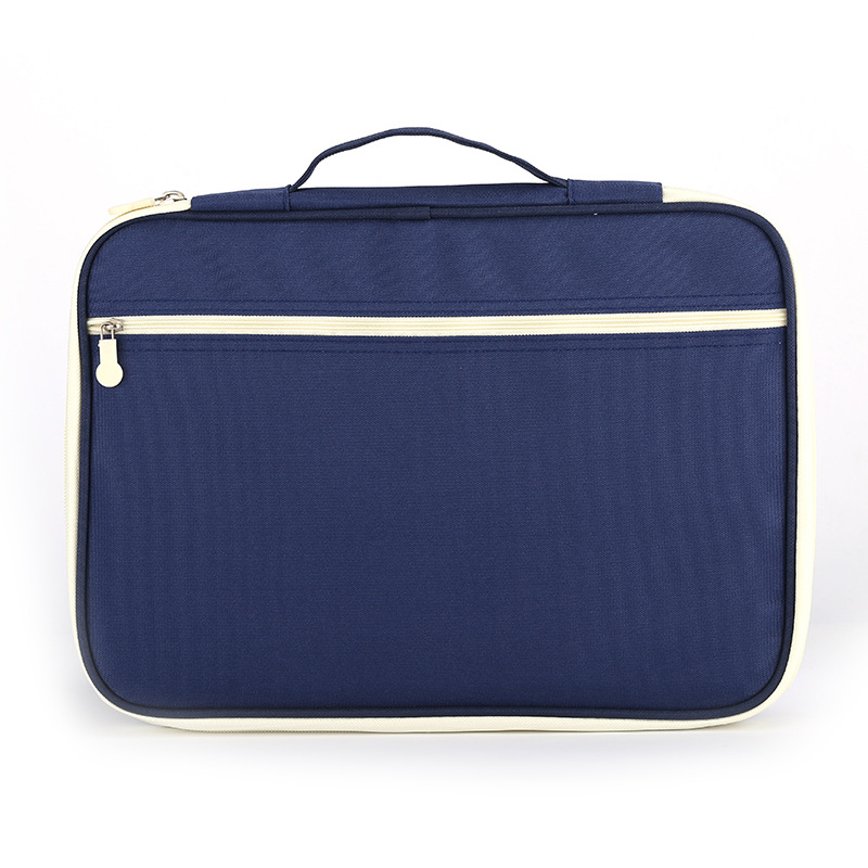 Universal handheld bag for folders with zipper for men and women for documents, (Physicals) 2