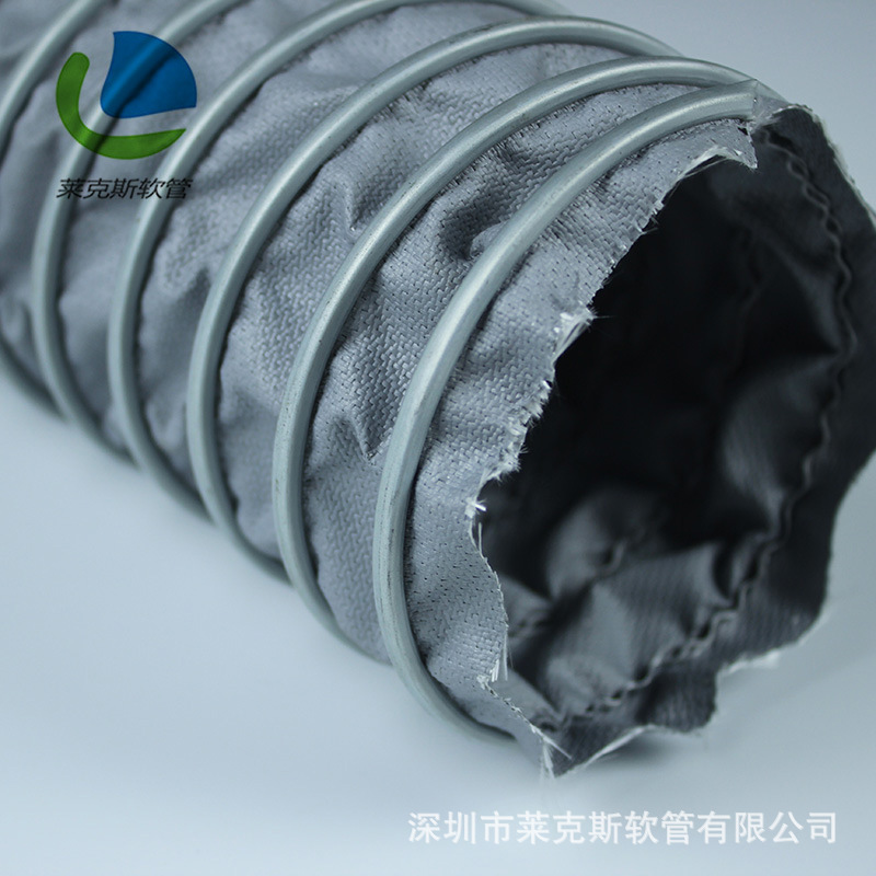 批发耐高温排风管 通风排烟管道 耐热风管管 伸缩排风管 规格齐全