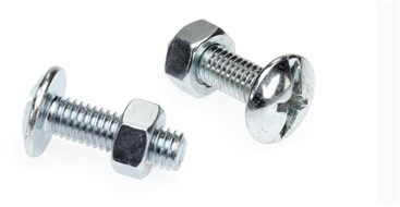 屋顶螺栓 瓦楞栓方帽 大偏头一字 六角螺丝配螺母 复合槽螺栓