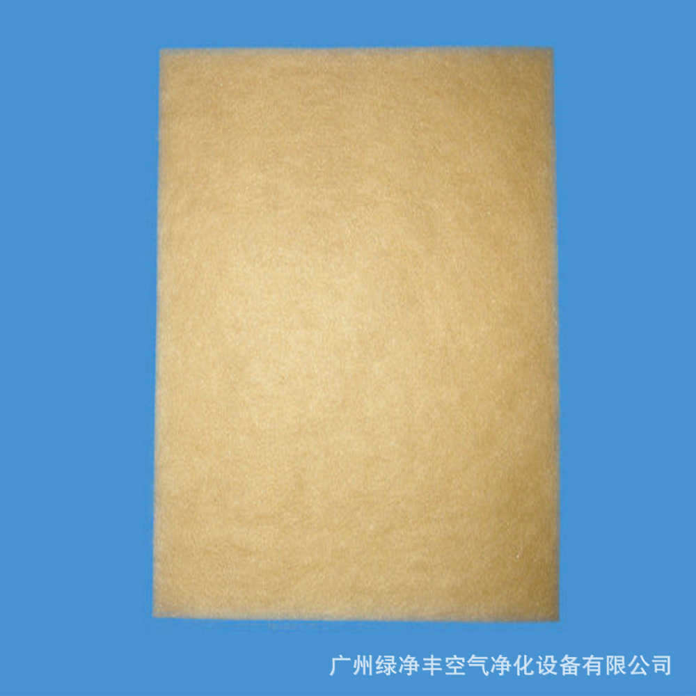 wholesale dustproof high temperature Filter cotton Imported yellow high temperature Filter cotton 500*500*22mm