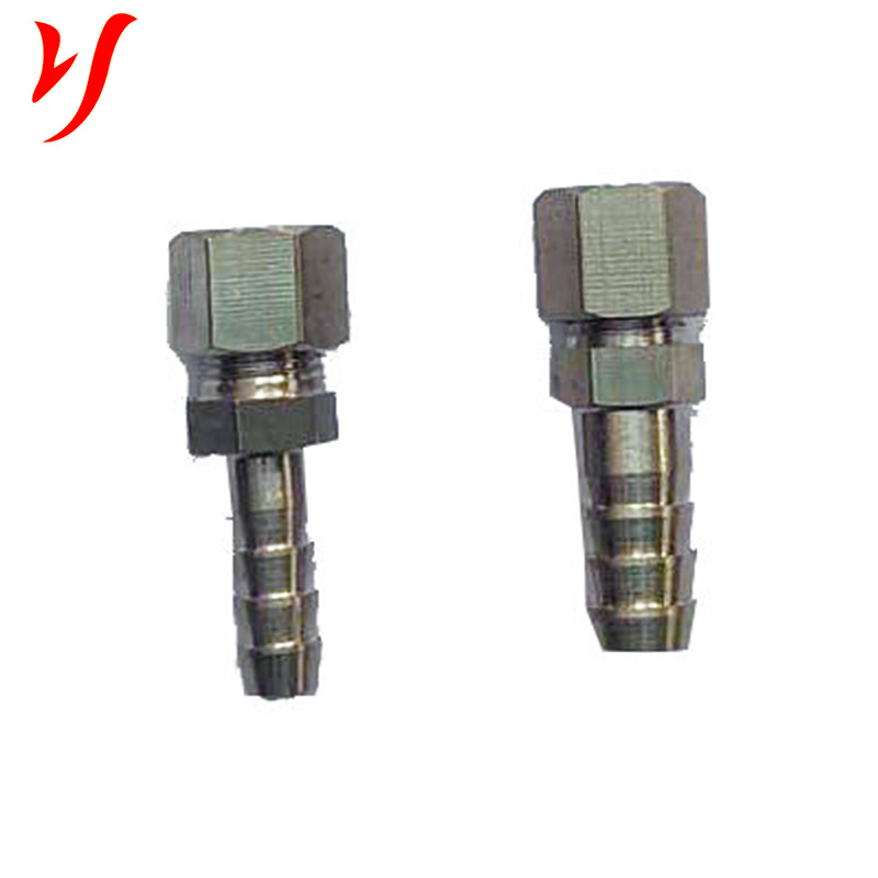 机械五金零件宝塔卡套式接头黄铜螺纹快速水管接头煤气灶接头黄铜