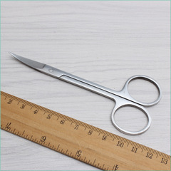 Hair Thinning Scissors, Stainless Steel, Curved Head, Small Scissors, Beauty Scissors, Makeup Small Tools