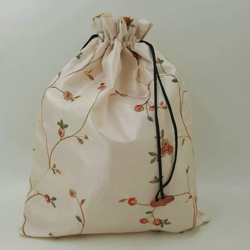 中式喜糖喜字礼品包装袋布艺收纳包古典绸缎婚庆袋子批发定制LOGO