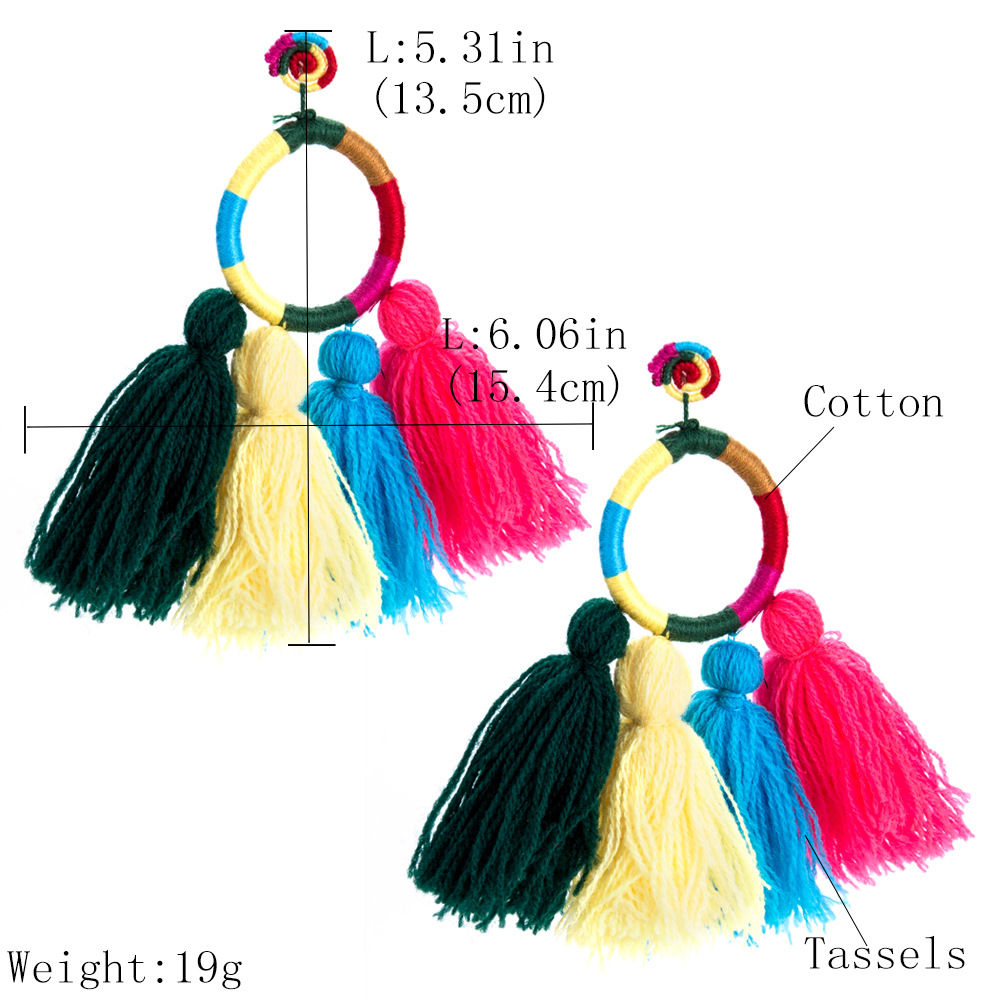 Exotic alloy plating earring (color)NHJE0485-color