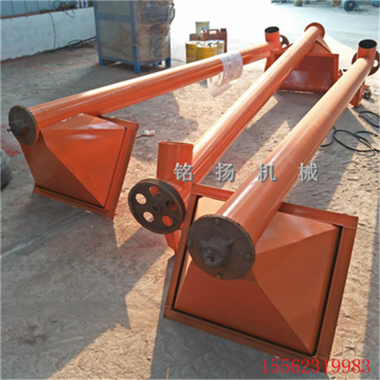 饲料自动螺旋上料机 建筑工地专用螺旋提升机 生产定制