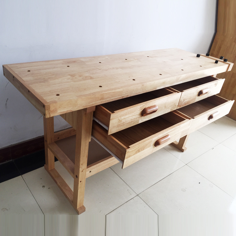 实木木工桌厂家直销木工工作台 多功能实木维修操作台木工桌