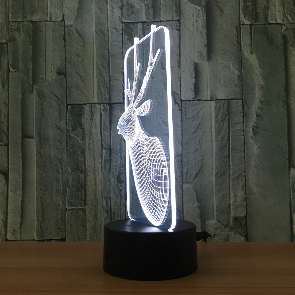 2017外贸星球大战3D创意七彩小夜灯 家居卧室