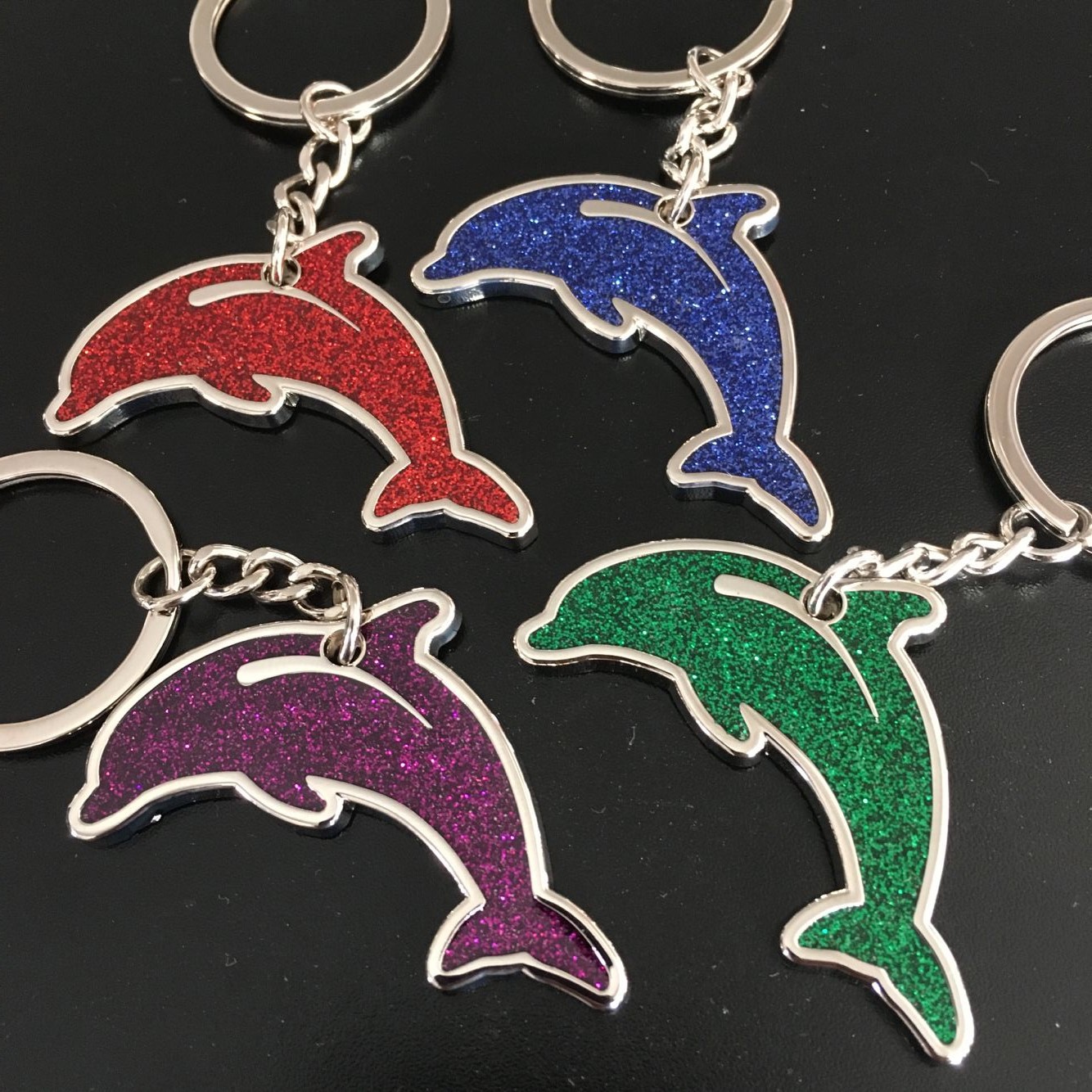 创意礼品阳光海滩海豚旅游纪念品钥匙扣 定制logo钥匙扣小礼品赠