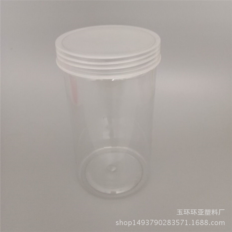 厂家直销 85x60 塑料罐 食品罐 糖果罐 茶叶罐 光口透明瓶 干果罐