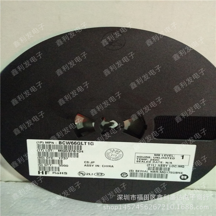 BCW66GLT1G ON SOT-23 晶体管 丝印EG 贴片三极管 全新 BCW66G