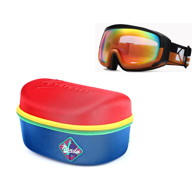 便携滑雪镜收纳包 EVA包滑雪眼镜收纳盒 户外收纳包 旅行盒 硬质