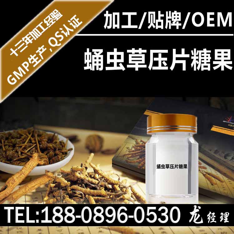 蛹虫草压片糖果2