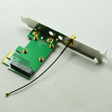 MINI PCI-E转台式机PCI-E转接卡 迷你PCIE笔记本无线网卡转接卡