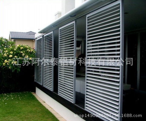 专业生产铝合金百叶平开窗 可定制尺寸 多种款式